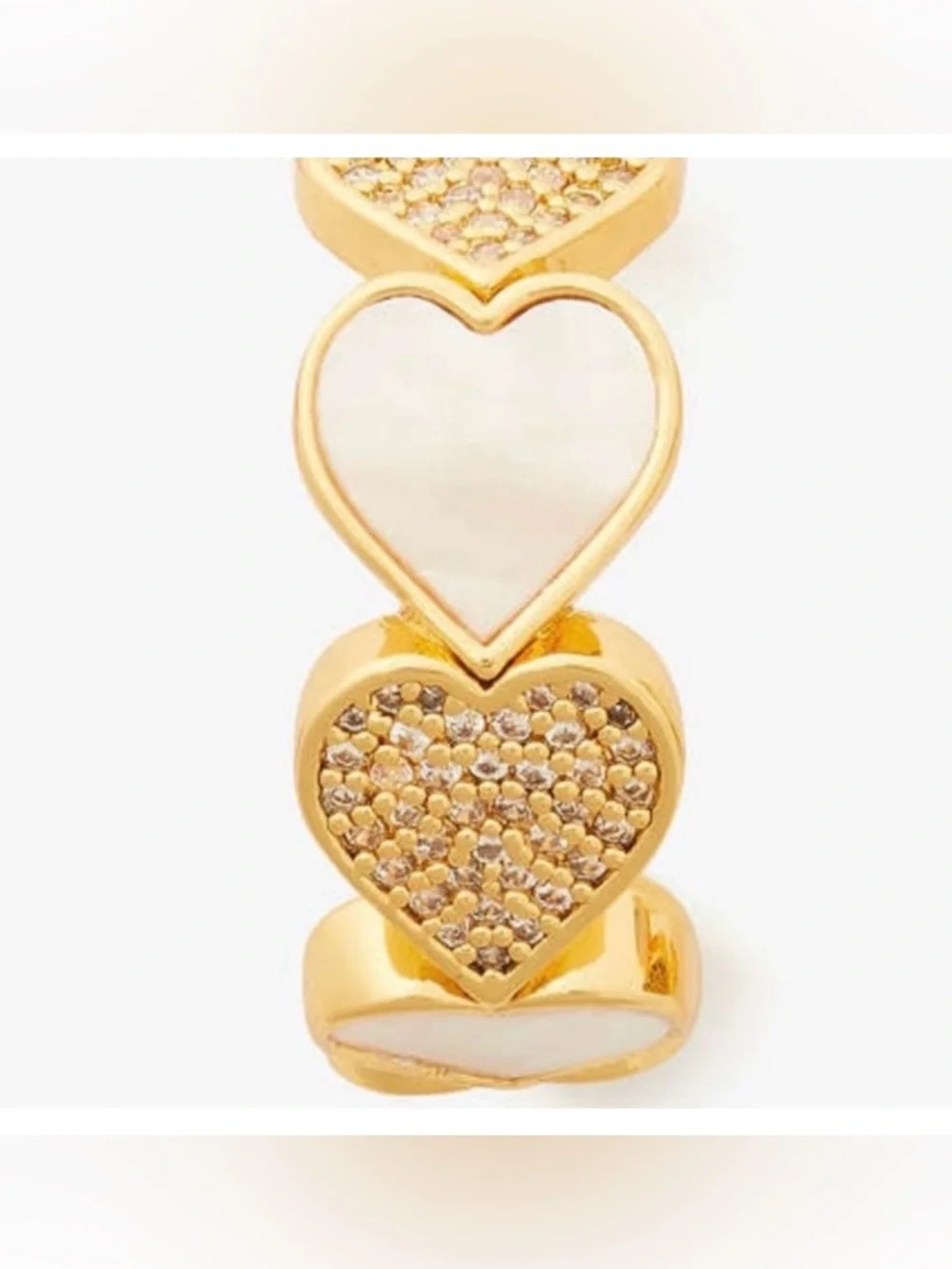 KATE SPADE Take Heart Huggie‎ Earrings NEW